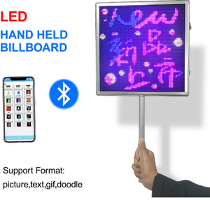 หน้าจอ LED พกพา กันน้ำระดับ IP65 รองรับ WiFi สำหรับแสดงข้อความโฆษณา ตั้งโปรแกรมได้ เหมาะสำหรับสนามบิน ห้างสรรพสินค้า ซูเปอร์มาร์เก็ต และลิฟต์ - Product Image 2