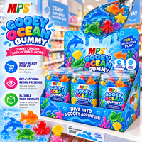 Bonbons liquides tendance Gooey Ocean Gummy Licker, vente en gros, bonbons en vrac, fabricant de bonbons liquides à presser pour enfants, snacks fantaisie