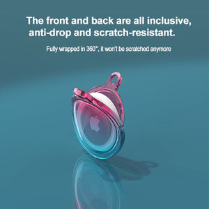 एप्पल के लिए Airtags विरोधी खो रंगीन Tpu मामले Orignal हवा टैग सामान सुरक्षात्मक कुत्तों Airtag धारक मामले के लिए मामले कुंजी श्रृंखला - Product Image 6