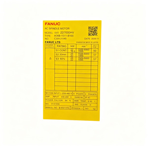 A06B-1511-B100 สำหรับมอเตอร์แกนหมุน AC อัจฉริยะกำลังสูง 22 กิโลวัตต์ ของ Fanuc สำหรับการผลิตแบบยืดหยุ่น ซ่อมแซมสำหรับ Fanuc - Product Image 2