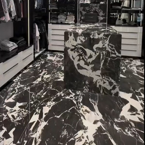 Marmo Nero Naturale di Lusso Napoleon con Venature Bianche Lucidato per Bagni, Cucine, Piani di Lavoro e Tavoli - Product Image 5