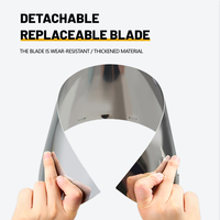 Kit de Lames de Lissage Personnalisées en Gros avec Tige Télescopique, 25CM 40CM 60CM 80CM, Spatule à Enduit en Acier Inoxydable, Outil Manuel pour Plaques de Plâtre
