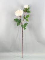 Grandes fleurs artificielles de renoncule en soie, faites à la main, tiges florales artificielles pour centres de table de mariage et arrangements de décoration intérieure