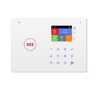 Sistema de Seguridad Inteligente para el Hogar con Wi-Fi Tuya, Sistema de Alarma GSM con Tarjeta SIM, Kit Inalámbrico, Control por Voz Alexa IFTTT, Control por Aplicación