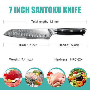 7 pollici 67 strato damasco cucina cuoco Set taglio taglio professionale Santoku <span class=keywords><strong>coltello</strong></span> da cucina giapponese Santoku <span class=keywords><strong>coltello</strong></span> da cuoco - Product Image 2