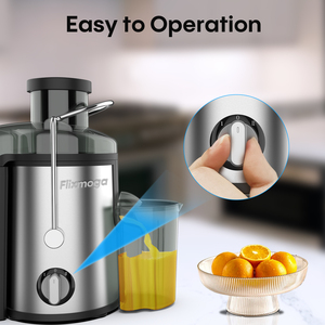 Flixmoga Factory Direct <b>Juicer</b> With Wide Mouth Stainless Steel Blade Household Use 400W 23000 RPM Centrifugal <b>Juicer</b> - Product Image 4