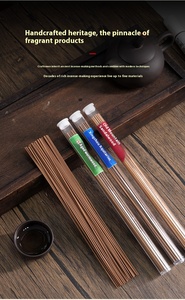 Ingrosso 200G linea di incenso vecchia fabbrica di legno di sandalo di montagna Zhuang Aloe Bud Cliff cipresso bastoncini di incenso fatto di legno religioso - Product Image 6