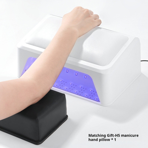 Lampe à ongles UV LED 2-en-1 avec repose-main, séchoir à gel pour manucure en salon - Product Image 5