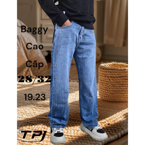 Pantalones de diseño Harem de cintura media para hombre de primera calidad transpirable personalizable nuevo desgastado Casual ODM tela vaquera Formal hecha en Vietnam - Product Image 1