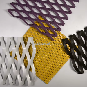 Panneaux en maille d'aluminium coloré/acier à faible teneur en carbone pour la décoration ou les allées - Product Image 1