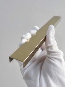 Bền trắng thép không gỉ thảm quá trình chuyển đổi Dải thanh lịch không gian văn phòng nhôm tổ ong tấm gạch TRIM dải trang trí - Product Image 2