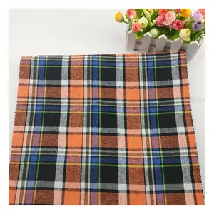Factory Wholesale TC Yarn dyed African Fabric Polyester Cotton 65/35 Yarn-Dyed Plaid Fabric For School Uniform