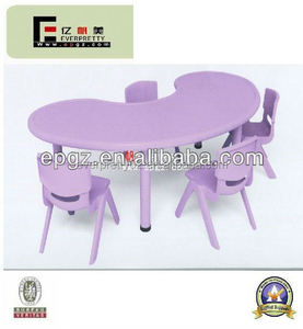 Forma de U color niños <span class=keywords><strong>escritorio</strong></span> sillas/niños mesa/<span class=keywords><strong>silla</strong></span> para niños de plástico para niños kindergarten muebles - Product Image 1