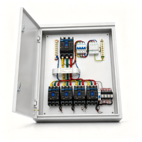 Armoire électrique murale triphasée à boîtier métallique, tableau de distribution de puissance avec disjoncteurs CHINT NXBLE, prix usine, OEM
