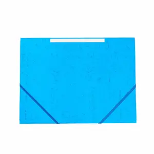 Fournitures de bureau A4 papier créatif dossier corde élastique mode corde élastique sac de données couleur bureau stockage boîte de fichiers personnalisation