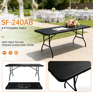 Tavolo Pieghevole Rettangolare per Noleggio Banchetti, Tavolo <span class=keywords><strong>da</strong></span> Picnic per Bambini, Tavolo Pieghevole <span class=keywords><strong>da</strong></span> Esterno - Vendita all'Ingrosso - Product Image 4