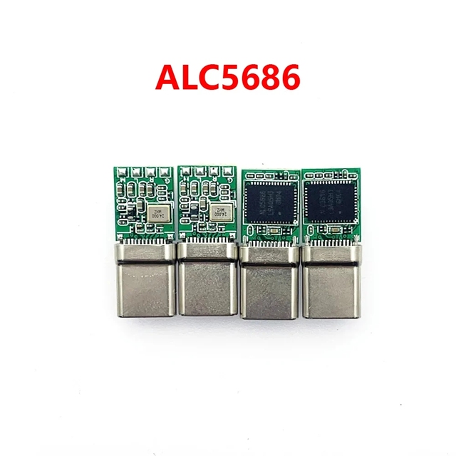 ALC5686 Chip Type-C Digital Audio Headphone Plug DAC Decoding Lossless Sound Quality 32bit 384khz USB C Hifi Connector Adapter