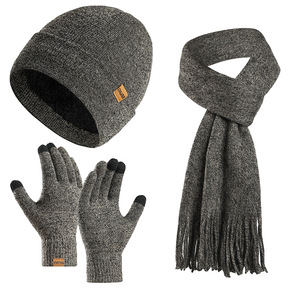 Style Europe <span class=keywords><strong>et</strong></span> États-Unis Automne <span class=keywords><strong>et</strong></span> Hiver Ultra-Chaud Ensembles <span class=keywords><strong>Bonnet</strong></span>, Écharpe <span class=keywords><strong>et</strong></span> Gants Tricotés en <span class=keywords><strong>Cachemire</strong></span> <span class=keywords><strong>et</strong></span> Fibre pour Hommes <span class=keywords><strong>et</strong></span> Femmes - Product Image 3