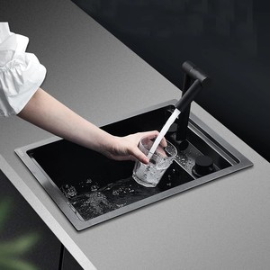 Fregadero Mini Oculto de Acero Inoxidable 304, en Oferta, para Isla de Cocina, Bar y Cafetería - Product Image 2