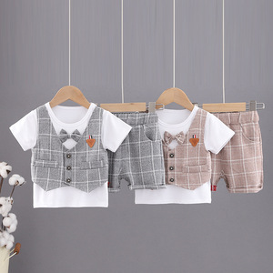 Conjunto de Chaqueta y Pantalones Cortos de Dibujos Animados para Niños - Traje de Felpa 100% Algodón con <span class=keywords><strong>Sudadera</strong></span> y Pantalones Deportivos - Product Image 3