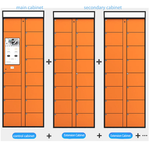 Kim loại thông minh tự phục vụ giao hàng <span class=keywords><strong>Locker</strong></span> bưu kiện cấp phát với L/M/<span class=keywords><strong>S</strong></span> Kích thước hộp lắp ráp cấu trúc - Product Image 2