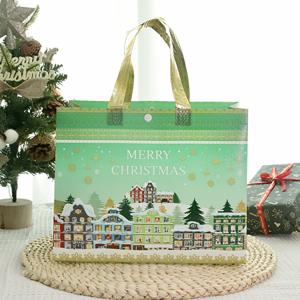 Bolsa de Tela Ecológica de Alta Calidad para Regalos de Navidad, Reutilizable, con Logotipo Personalizado, de Tela No Tejida - Product Image 1