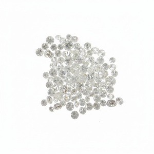 Lote de diamantes sueltos de color natural 3.00TCW blanco de corte redondo, de color a la vez, real y genuino - Product Image 2