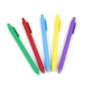 mavi imza kalem Suppliers-Sıcak satış promosyon ofis okul plastik jel kalem siyah kırmızı mavi ofis kırtasiye kalemler geri çekilebilir imza jel kalem