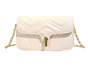 Một thời trang, sang trọng và đơn giản Thiết kế rắn màu nước gợn của phụ nữ Crossbody Túi - Product Image 4