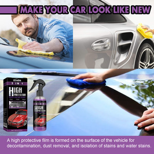 <span class=keywords><strong>Rayhong</strong></span> 3 en 1 Nettoyant de voiture à effet rapide haute protection Spray de réparation Peinture de polissage de carrosserie Agent de revêtement hydrophobe - Product Image 2