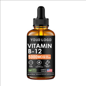 Venta al por mayor de fábrica: Gotas líquidas de vitamina B12, complejo de vitamina <span class=keywords><strong>B</strong></span>, B12 sublingual vegano de <span class=keywords><strong>5000</strong></span> mcg, mejora el estado de ánimo, promueve la pérdida de peso. - Product Image 5