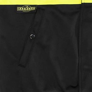 Veste de travail haute visibilité pour hommes, polyester noir, taille 3X, avec bandes réfléchissantes pour une utilisation sécurisée - Product Image 4
