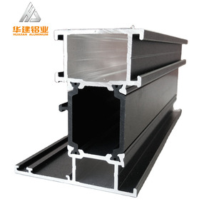 Perfiles de aluminio populares 6005 6060 6063 6061 Perfiles de ventanas de aluminio de rotura térmica con tratamiento de superficie - Product Image 2