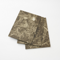 Panneau composite en aluminium marbré recouvert de PVDF de 4 mm, veinage blanc, pour la décoration des murs extérieurs de villas