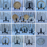 Assiettes de présentation en plastique argenté et doré de 13 pouces pour mariage, événements et fêtes – Vente en gros