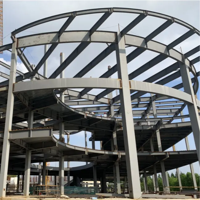 Çin Yinong 2 katlı çelik depo, büyük Hangar ile prefabrik Metal ahır, endüstriyel çelik depo.