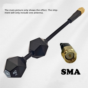 Antenne verticale double ABSY à gain élevé 6dBi 5.8G 5500-5950Mhz /RPSMA pour accessoires de drone FPV RC Quadcopter Freestyle - Product Image 2