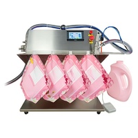 Machine de remplissage et de scellage semi-automatique pour sachets à bec verseur, jus, huile et aliments liquides, lignes d'emballage flexible