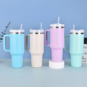 Segunda generación 40Oz 304 Mango de aislamiento de acero inoxidable Vacío de doble capa Pajita de taza de hielo grande - Product Image 2