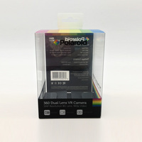 Caja de plástico cuadrada larga de PVC transparente personalizable Material impreso antiarañazos reciclado para embalaje de piezas de exhibición