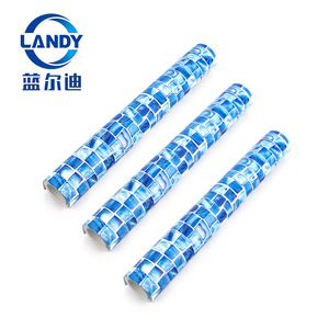 Membrane de piscine Landy Pool Ice Mosaic PVC, revêtement imperméable pour piscines et parcs aquatiques - Product Image 3