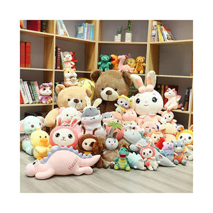 Grosir 10-25cm campuran murah Super lembut lucu cakar mesin derek lucu boneka boneka binatang mainan untuk mesin cakar - Product Image 1