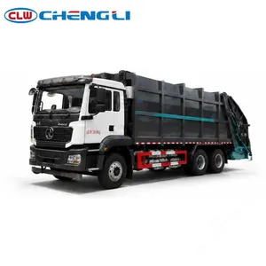 Camión de basura compactador Chengli 31t 8x4 con motor de 459 Hp para la recolección de residuos sólidos municipales - Product Image 1