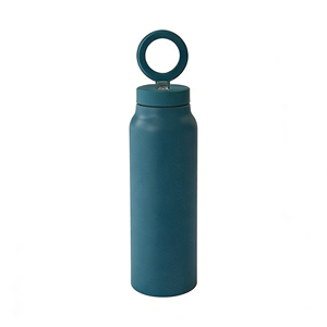 Bouteille d'eau isotherme en acier inoxydable à double paroi avec logo personnalisé, aimantée et support pour téléphone – Vente en gros - Product Image 1