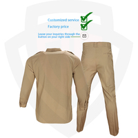 Combinaison tactique kaki à double sécurité uniforme uniforme tactique vêtements vêtements tactiques vêtement uniforme de sécurité vêtements garde costume