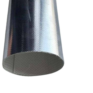 Tissu en fibre de verre laminé avec du papier d'aluminium pour revêtement mural/de toit, épaisseur personnalisable (0,10-3,0 mm), couleur <span class=keywords><strong>argent</strong></span> - Product Image 6