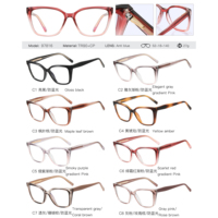 MS 97816 Lunettes de vue anti-lumière bleue pour femmes, exclusives, légères et rondes, texture rose cristal, confort toute la journée, personnalisables