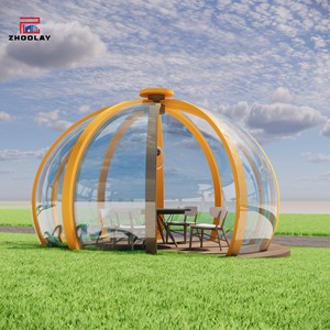 Tenda a cupola trasparente portatile trasparente per focolare Casa per famiglie in campeggio e osservazione delle stelle Casa Di Bolle Tenda Bolle a Bolle - Product Image 2