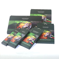 Ensemble de crayons de couleur à base d'huile de 12, 18, 24, 36, 48, 72 couleurs pour le dessin, le mélange et la superposition – Fournitures artistiques pour débutants