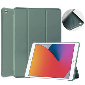 Fundas y estuches para tabletas, funda inteligente de silicona triple plegable, funda a prueba de golpes para Apple <span class=keywords><strong>iPad</strong></span> <span class=keywords><strong>7</strong></span> 8 <span class=keywords><strong>9</strong></span> de 10.2 <span class=keywords><strong>pulgadas</strong></span>, modelos 2020 2019 <span class=keywords><strong>2018</strong></span> - Product Image 2